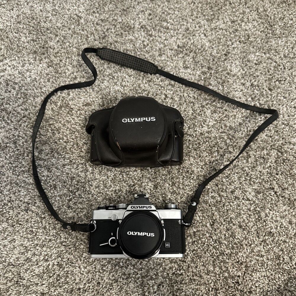 [N MINT] Olympus OM-1n Film Camera & G. Zuiko Auto-S 50mm F/1.8 Lens From Japan